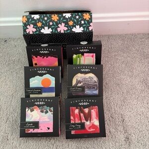 FINCHBERRY Set Of Six Different Fragrances Soap Gourmet Handcrafted Soap